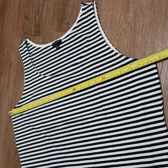 (XL) Talbots Striped Tank Classic Relaxed Fit Loungewear Casual Weekend Comfy - Picture 4 of 7